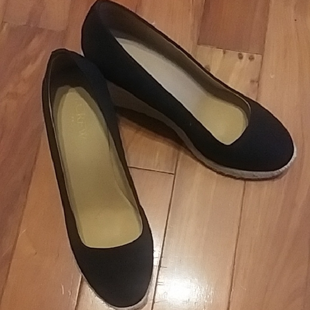 J Crew Espadrille Wedges - 6.5